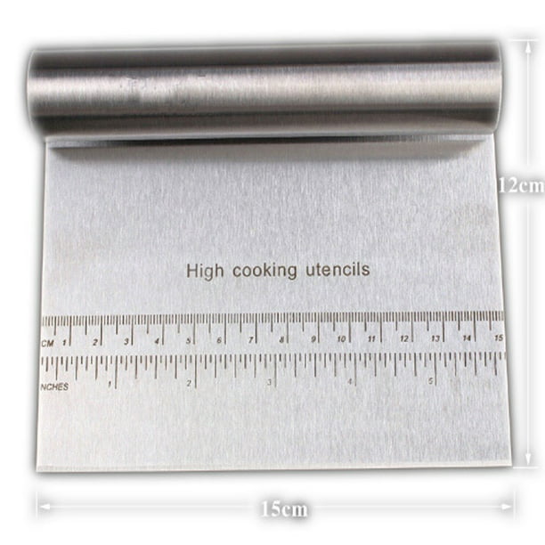 Stainless Steel Pizza Cake  Dough Scraper  Pastry Baking Tool Dough Kitchen 